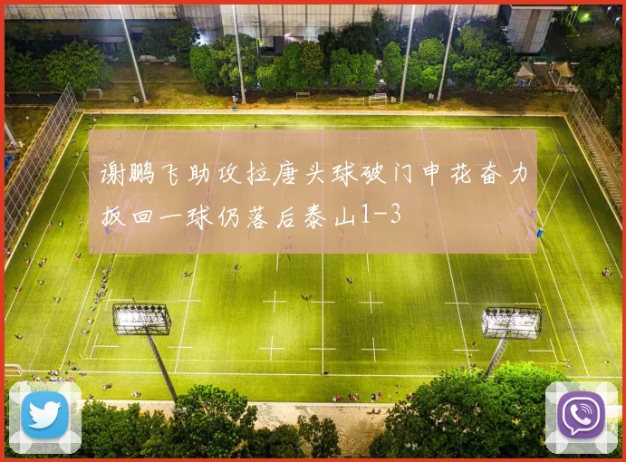 谢鹏飞助攻拉唐头球破门申花奋力扳回一球仍落后泰山1-3